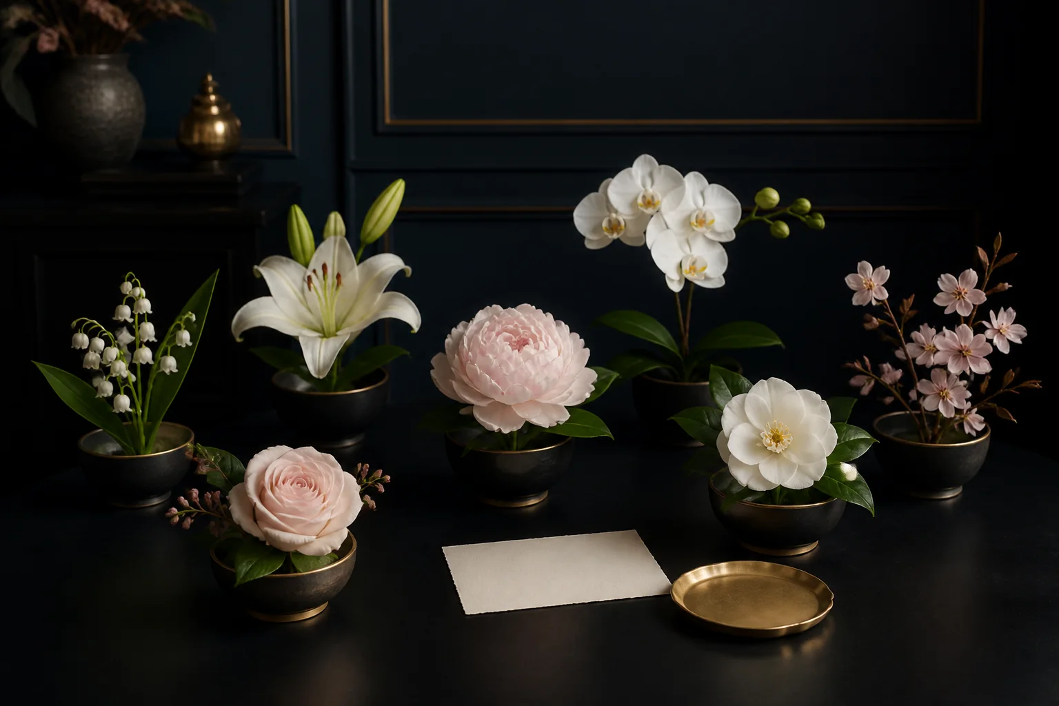 花言葉リーディングを表す七種の花